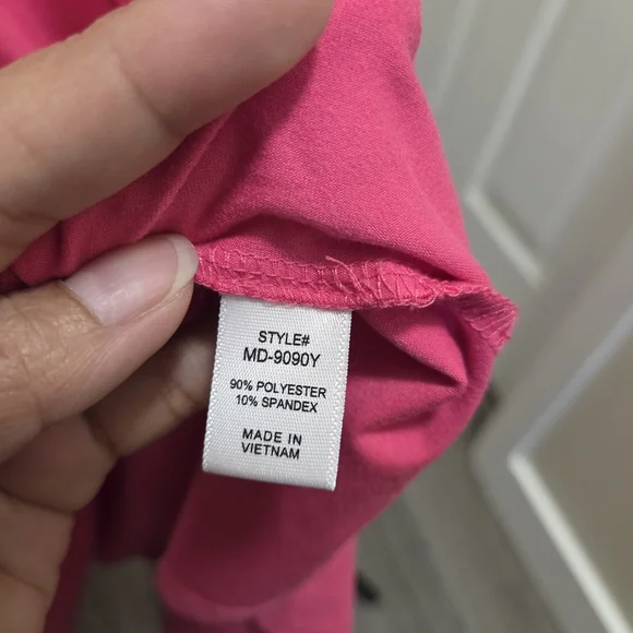 Zenana Hot Pink Tiered Maxi Dress Boho Flowy Sleeveless Spaghetti Strap Summer - Picture 8 of 9